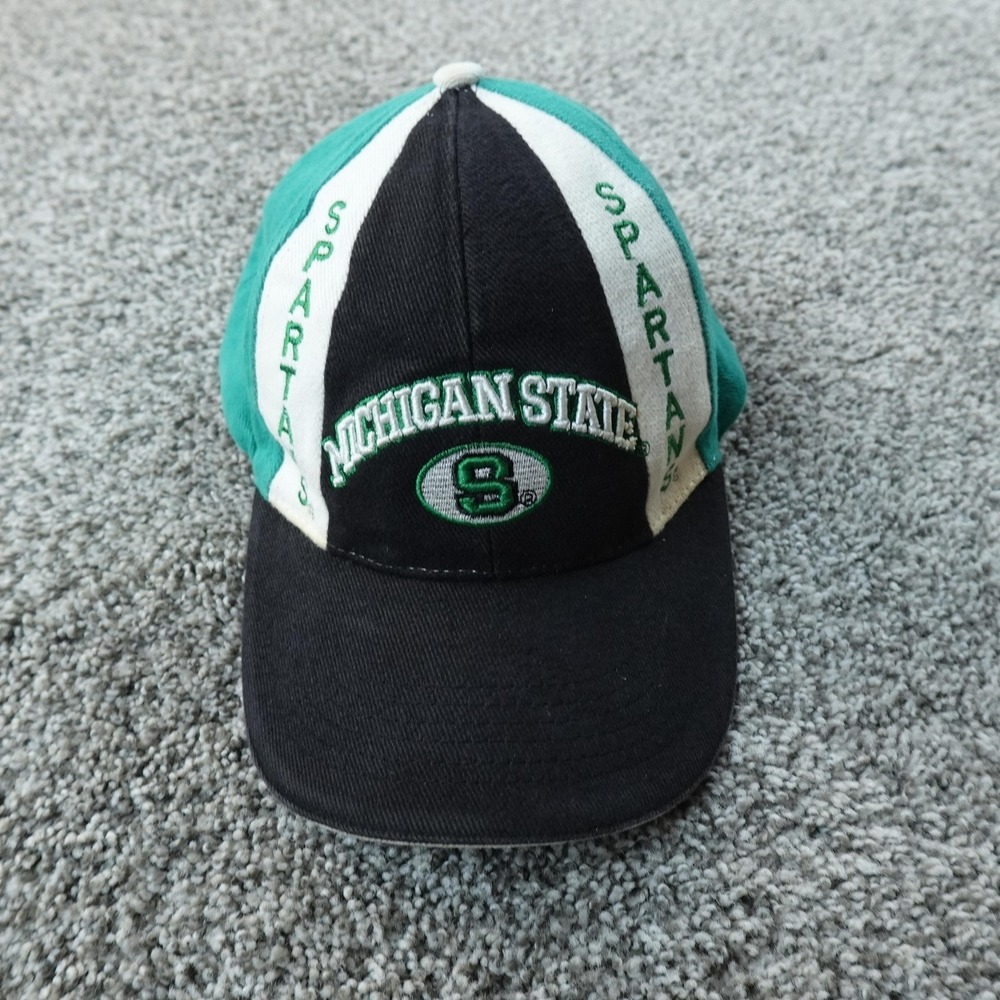 VTG Michigan State Spartans Hat Mens One Size Black‎ NCAA Strap Back Donegal Bay
